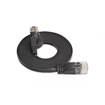 Wirewin Cat.6 Slim Ethernet patchkabel U/UTP 20m sort PKW-SLIM-KAT6 20.0 SW