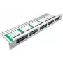 Wirewin 50-port ISDN-panel, 1U, lysegrå patchpanel (PANEL TEL 50)