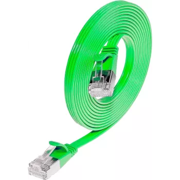 Wirewin SLIM S6 7,5 m grønt Cat.6 Slim STP-patchkabel (PKW-STP-SLIM-KAT6 7.5 GN)