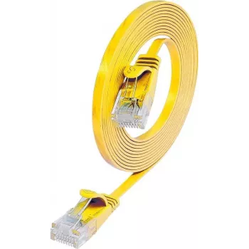Wirewin SLIM patchkabel U/UTP Cat6 gul 0,75 m PKW-SLIM-KAT6 0.75 GE