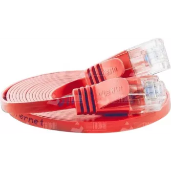 Wirewin Cat.6 Slim Patch Cable U/UTP 0.15m Red PKW-SLIM-KAT6 0.15 RT