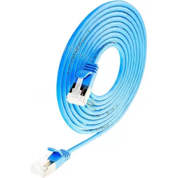Wirewin Light Patch Cable Round U/FTP Cat 6a Blue 0.1m Slim PKW-LIGHT-STP-K6A 0.1 BL