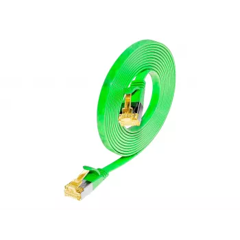 Wirewin Cat6a U/FTP Slim Patch Cable, RJ-45, 3m, Green PKW-STP-SLIM-K6A 3.0 GN