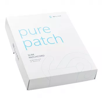 Wirewin SLIM-LS-K6A 0.25 BL 50 Cat.6A U/FTP Slim Ethernet patchkabel, 0,25 m, blå, 50-pak