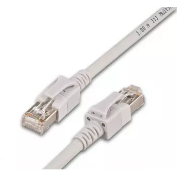 Wirewin PKL-PIMF-KAT6A 2 m Cat6a S/FTP netværkskabel (RJ45, 10 Gbps, 500 MHz, hvid) PKL-PIMF-KAT6A 2.0