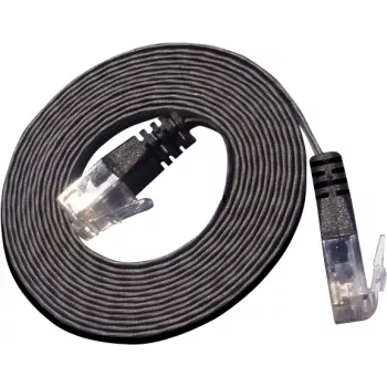 Wirewin Cat.6 Slim patchkabel U/UTP 25 m sort PKW-SLIM-KAT6 25.0 SW