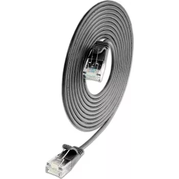 Wirewin SLIM KAT6A 10 Gigabit Light patchkabel rund, U/UTP, Ø 3,6 mm, sort (SLIM-L-UU-K6A 0.1 BK)