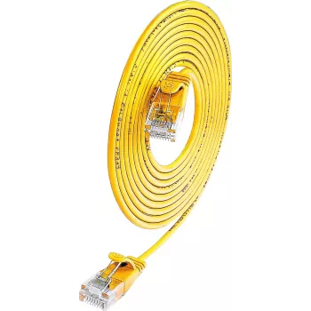 Wirewin SLIM UL6 2 GE - Cat.6 Slim-Light patchkabel, U/UTP, 2,0 m, gul PKW-LIGHT-K6 2.0 GE