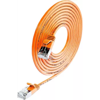 Wirewin Triotronik PKW-LIGHT-STP-K6 0.15 OR Cat6 F/FTP Patch Cable, RJ-45 Male to Male, 0.15 m, Orange