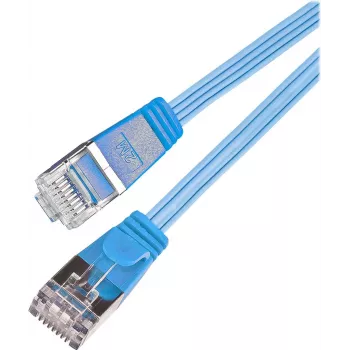 Wirewin Triotronik Cat 6 U/FTP Slim Patch Cable, 20 m, RJ-45 Male to Male, Blue PKW-STP-SLIM-KAT6 20.0 BL