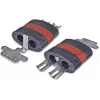 Optotec silikone-krympeslange-kabelindføringstætningssæt til 2 kabler (12-20mm), oval FTTx (FOCUS-ODCKIT-CCSO-2X20)