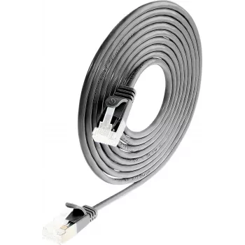 Wirewin Light-patchkabel rund U/FTP Cat 6a sort 0,1 m slankt fleksibelt tyndt kabel til specielle anvendelser PoE (PKW-LIGHT-STP-K6A 0.1 SW)