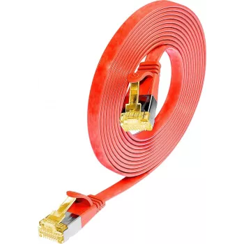 Wirewin SLIM Cat6a U/FTP-patchkabel, RJ-45, 5 m, rød PKW-STP-SLIM-K6A 5.0 RT