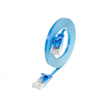 Wirewin SLIM U6 25 BL - Cat.6 Slim Patch Cable, U/UTP, 25 m, Blue (PKW-SLIM-KAT6 25.0 BL)