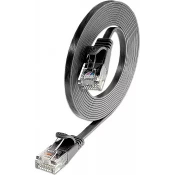 Wirewin Cat.6 SLIM U/UTP-patchkabel, 3 m, sort (PKW-SLIM-KAT6 3.0 SW)