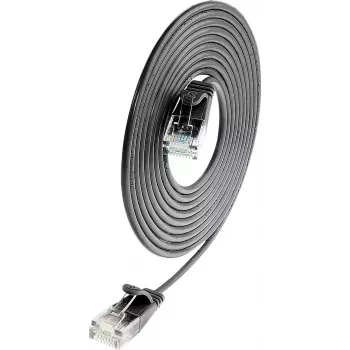 Wirewin Cat.6 SLIM-Light-patchkabel U/UTP 1,5 m sort PKW-LIGHT-K6 1.5 SW