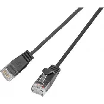 Wirewin Cat.6 SLIM-Light-patchkabel U/UTP 1,5 m sort PKW-LIGHT-K6 1.5 SW