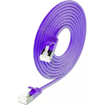 Wirewin Cat.6A 10 Gigabit Slim-patchkabel U/FTP, violet, 0,5 m PKW-LIGHT-STP-K6A 0.5 VT