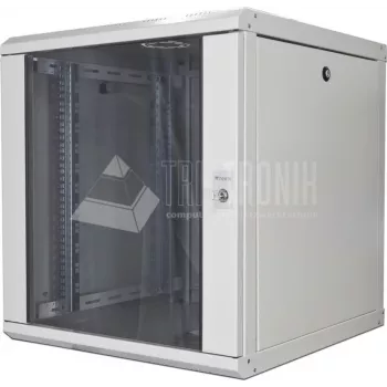 Wirewin 19 inch vægkabinet, et-delt, 600x600mm, aftagelige sidepaneler (WCAB 600X600X12U)