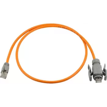 Wirewin Industrial Cat6A S/FTP PUR-patchkabel, 15 m, orange, IP67 RJ45 PKW-I1-SF-K6A-PUR 15.0 OR