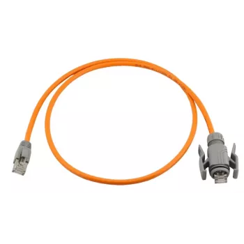 Wirewin Industrial Cat6A S/FTP PUR-patchkabel, 15 m, orange, IP67 RJ45 PKW-I1-SF-K6A-PUR 15.0 OR