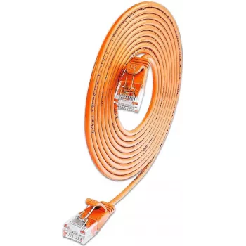 Wirewin SLIM Cat.6A 10 Gigabit Slim Ethernet-patchkabel, U/UTP, 3,0 m, orange SLIM-L-UU-K6A 3.0 OR