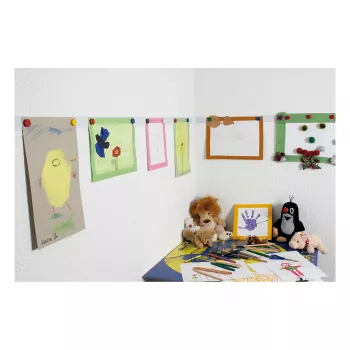 MAUL selvklæbende magnetbånd 35 mm x 25 m hvid
