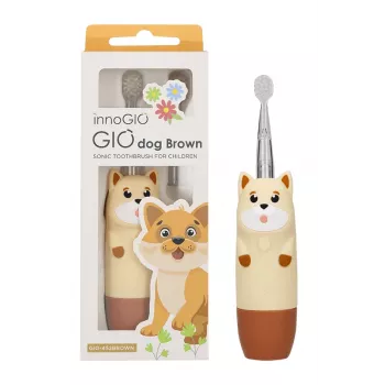 InnoGIO GIOdog 2+ GIO-452BROWN sonisk tandbørste, brun