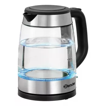Bartscher 200096 Glass Electric Kettle 1.7L 2200W Silver