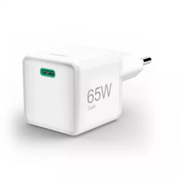 Hama GaN USB-C Super-Mini lader, 65 W, PD, hvid (00201943)