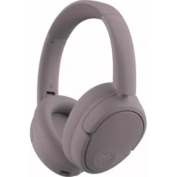 JLab JBuds LUX ANC trådløse over-ear-hovedtelefoner med aktiv støjreduktion, 70 timers batteritid, Bluetooth 5.3, mauve