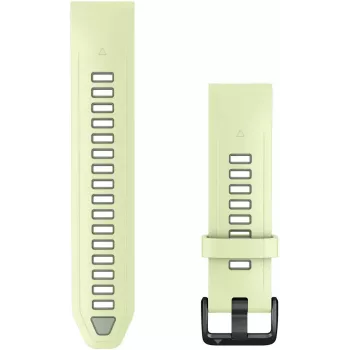 Garmin QuickFit 20 mm silikoneurrem til ure, Lemon/Willow Green, 010-14506-01