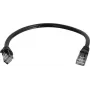 C2G 0,3m Cat6 Snagless UTP patchkabel, sort 83404