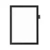 DURABLE DURAFRAME NOTE A4 magnetisk informationsramme, sort 499301