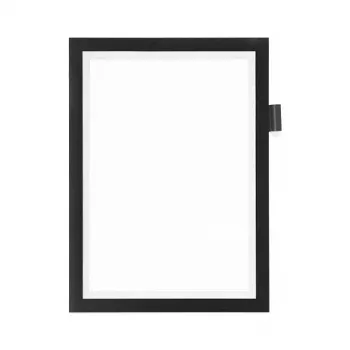 DURABLE DURAFRAME NOTE A4 magnetisk informationsramme, sort 499301