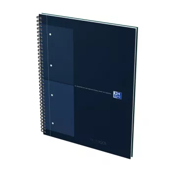 Oxford International College notesbog A4+ ternet hardcover spiralindbinding 80 blade 400191240