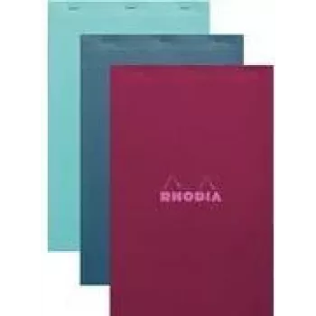 Rhodia No. 19 A4+ ternet notesblok, forskellige farver, 5-pak 19100C
