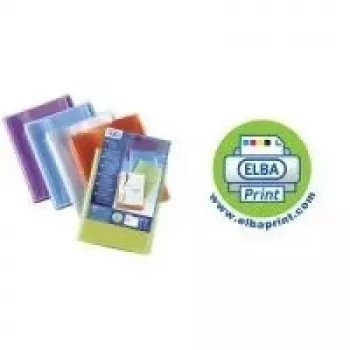 ELBA POLYVISION præsentationsmappe A4, 20 transparente lommer, PP 0,7 mm 054034-17
