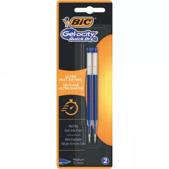 BIC Intensity Quick Dry gelpen refill S blå til Gelocity og Ecolutions Reaction 967378