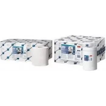 Tork Reflex multifunktions-rengøringspapirrulle, 2-lags, hvid, 150,8 m, perforeret, 450 ark (473472)