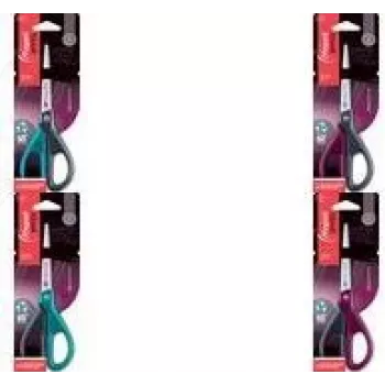 Maped Essentials Office Scissors, 210 mm, Round Tip, Asymmetric Handles, 60% Recycled Plastic, 1 Piece 468101