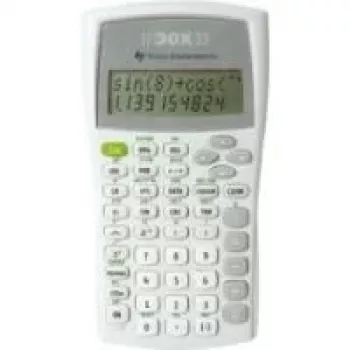 Texas Instruments TI-30X IIB videnskabelig lommeregner, 2-linjers LCD, batteridrevet, sort
