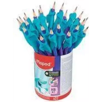 Maped KIDY Learn HB grafitblyant med skrivegreb, trekantet, brudsikker mine, 22-pak 854500