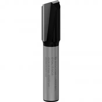 Bosch Groove Router Bit 8 mm Shank, 10 mm Diameter, 20 mm Cutting Length, 51 mm Total Length 2608628383