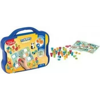 Maped Creativ dyremotiv stempelsæt, selvfar vende, 15 stempler, plastæske 907090