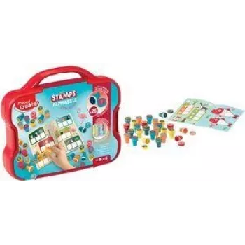 Maped Creativ alfabet selvfar vende stempelsæt, 26 bogstaver, plastæske 907089