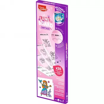 Maped Creativ Princess Refill Pack for LUMI BOARD LED Light Tables, 20 Tracing Sheets 907096