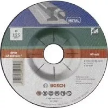 Bosch 2609256339 slibeskive med bøjet midte 230 mm, 22,23 mm boring, A 24 S BF, 1 stk.