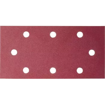 Bosch 2609256A90 10-pak 185 mm x 93 mm velcro-slibeblade, korn 120, perforeret
