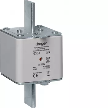 Hager LNH3630M NH3 gG sikringselement, 630 A, 500 V AC